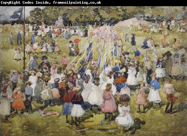 Maurice Prendergast May Day,Central Park